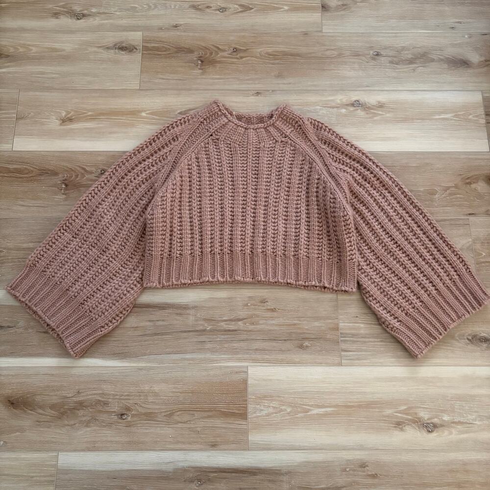 Iris von Arnim Dahlia Cashmere-Silk Blend Sweater Rosewood S